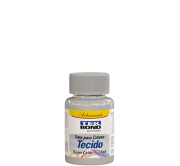 TINTA TECIDO 37ML BRANCA C/12